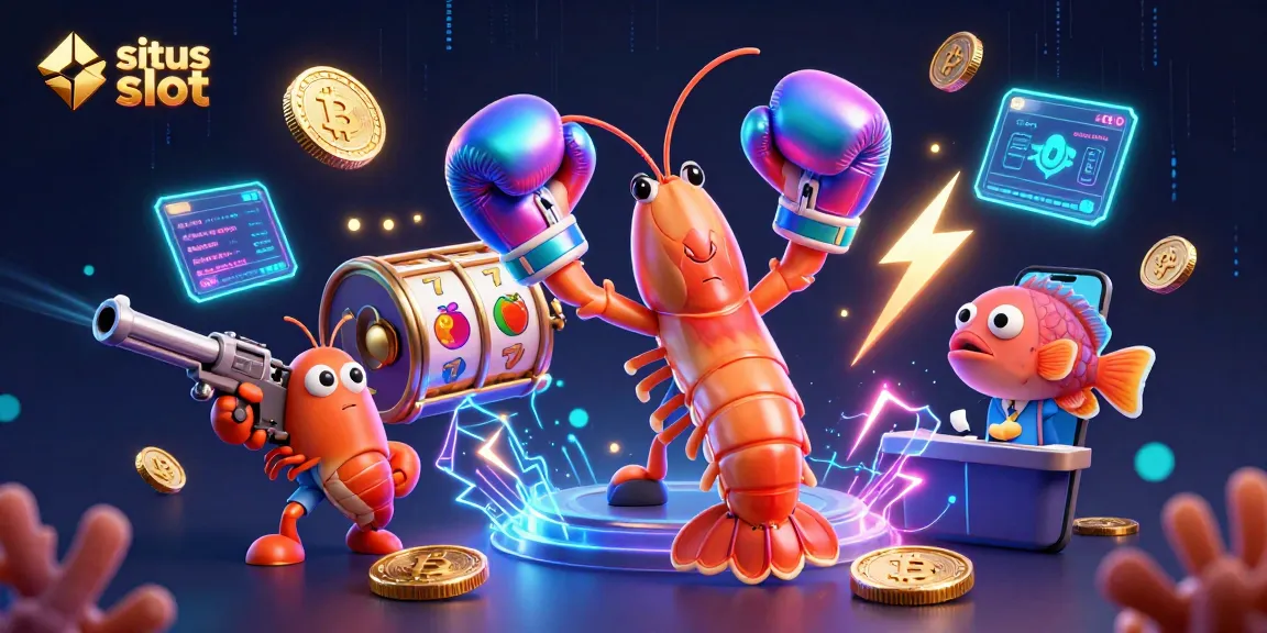 Menang di situs slot dengan mantis udang berboxing dan simbol slot yang mengesankan.