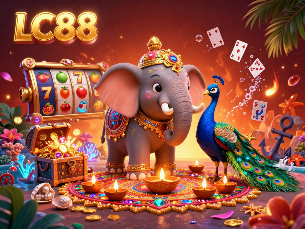 Experience exciting slot games and vibrant adventures at LC88 with rich visual details.