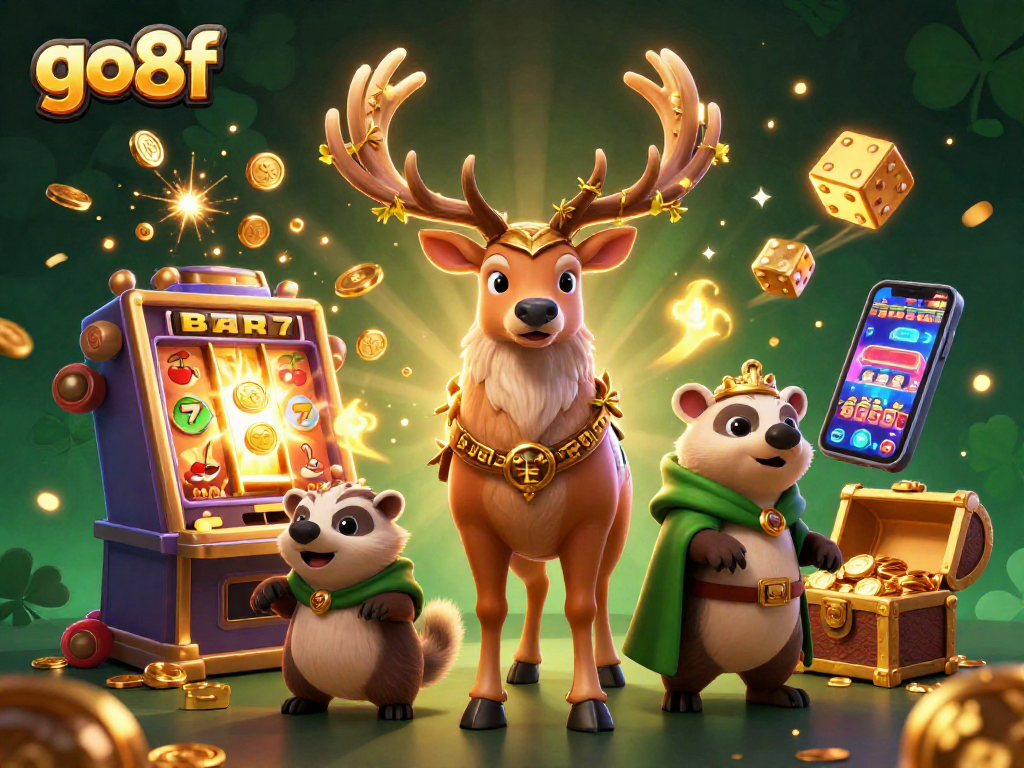 Experience the excitement of go8f with vibrant casino games, golden jackpots, and magical characters.