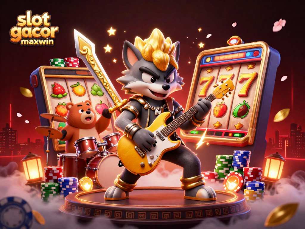 Experience the thrill of slot gacor maxwin with vibrant characters and dynamic gaming elements.