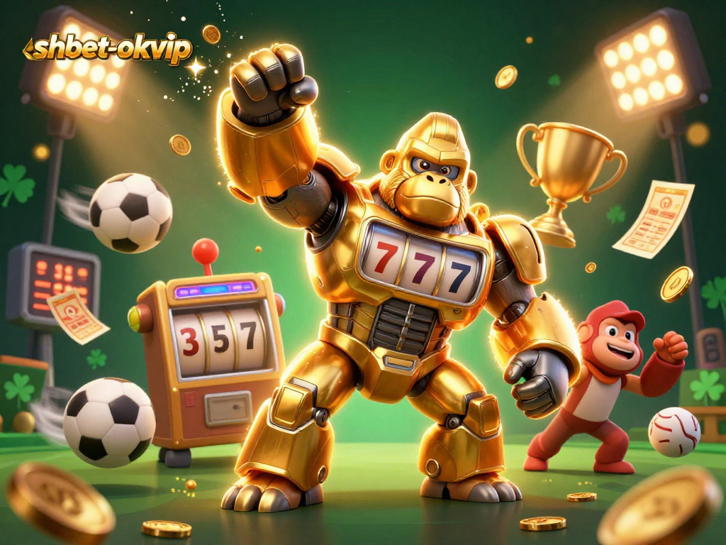 Engage with exciting gaming at shbet-okvip featuring characters and casino elements in a dynamic scene.