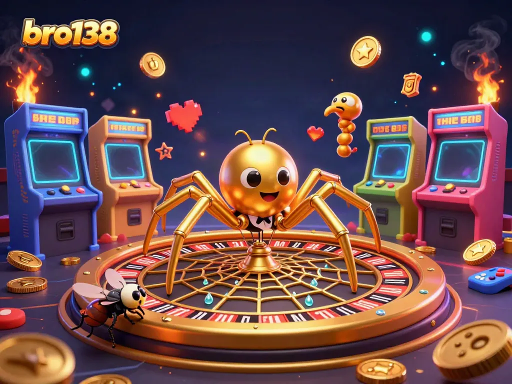 Experience thrilling gameplay at bro138 with interactive characters and vibrant casino elements.