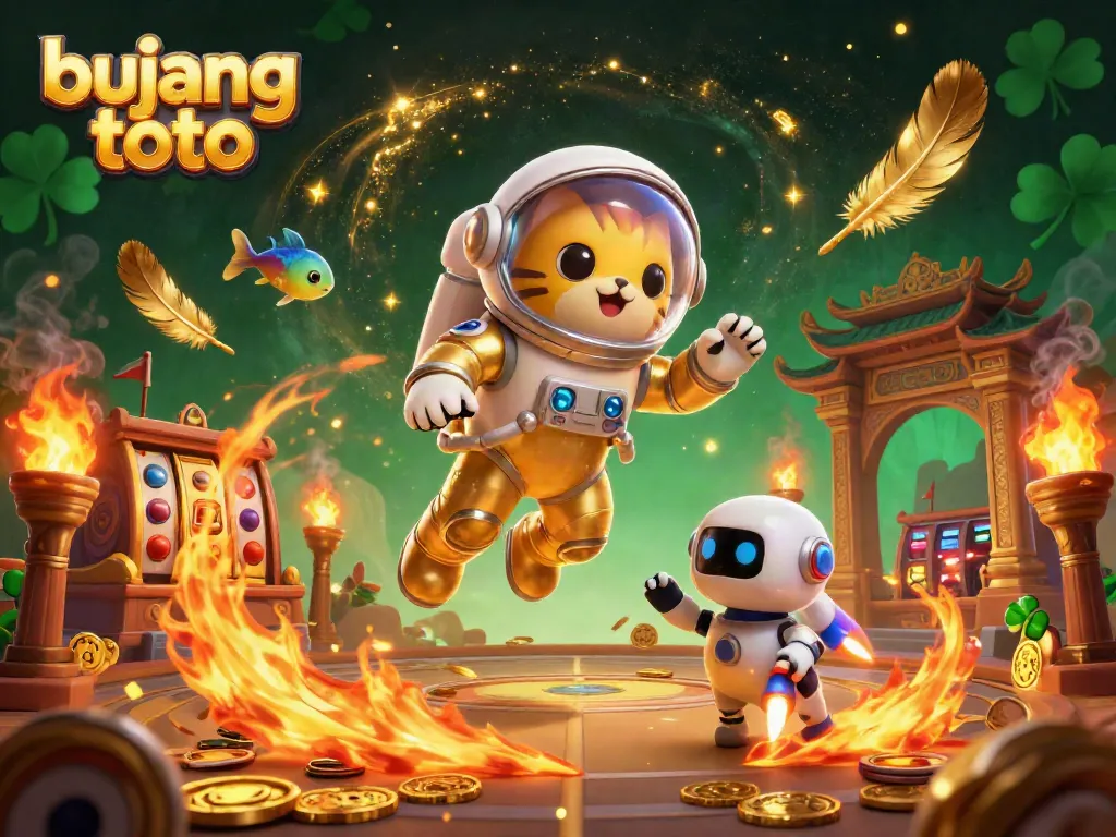 Experience winning thrills with bujang toto in an exciting space-themed casino adventure.