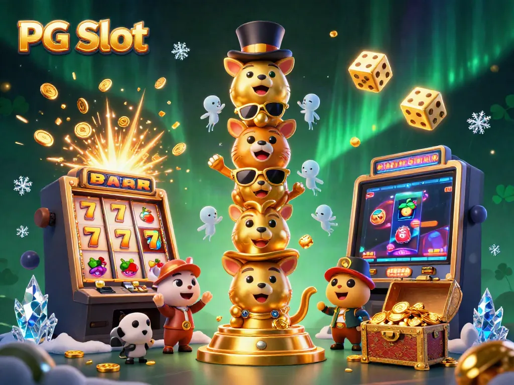 Permainan PG Slot yang seru dan penuh warna dengan mesin slot 3D yang menarik.