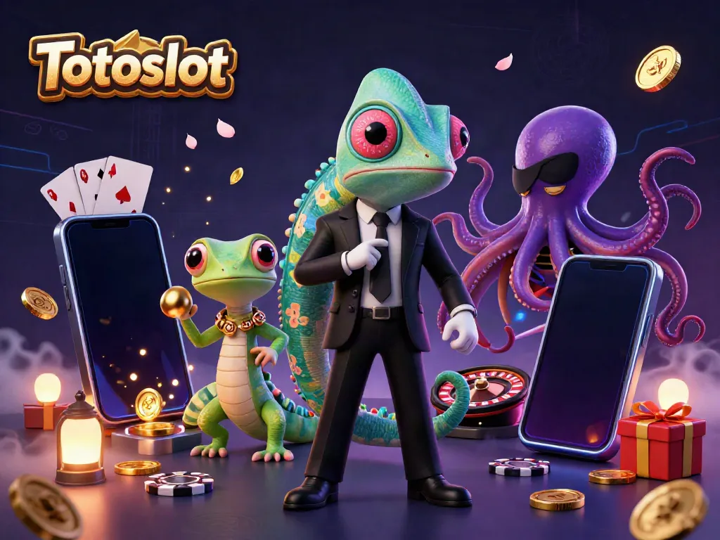 Mempersembahkan slot taruhan Totoslot dengan karakter unik dalam permainan slot 3D.