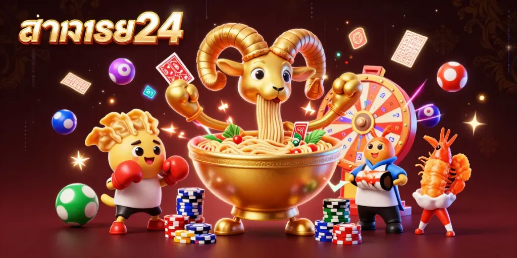 แทงหวย24 แสดงบรรยากาศการเล่นหวยออนไลน์ที่น่าตื่นเต้นพร้อมตัวละครการ์ตูนในฉากที่สดใส