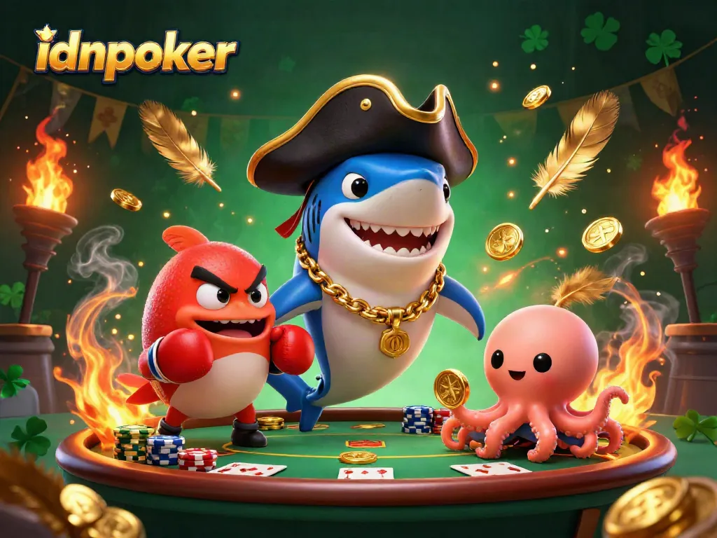 Menggandakan keseruan permainan poker dengan idnpoker dalam ilustrasi 3D menarik.