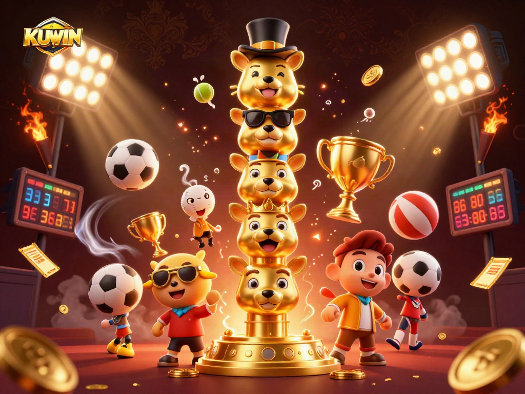 KUWIN offers thrilling casino gaming experiences with vibrant 3D elements and dynamic sports themes.