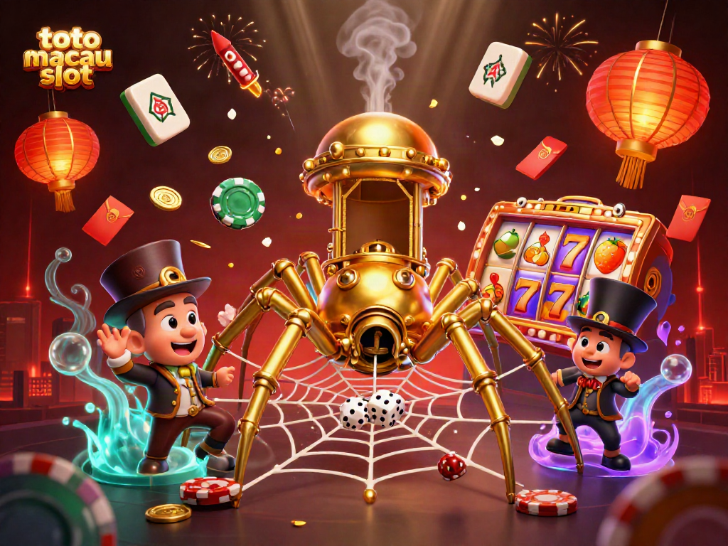 Mengaktifkan peluang menang dengan toto macau slot dalam ilustrasi kasino yang megah