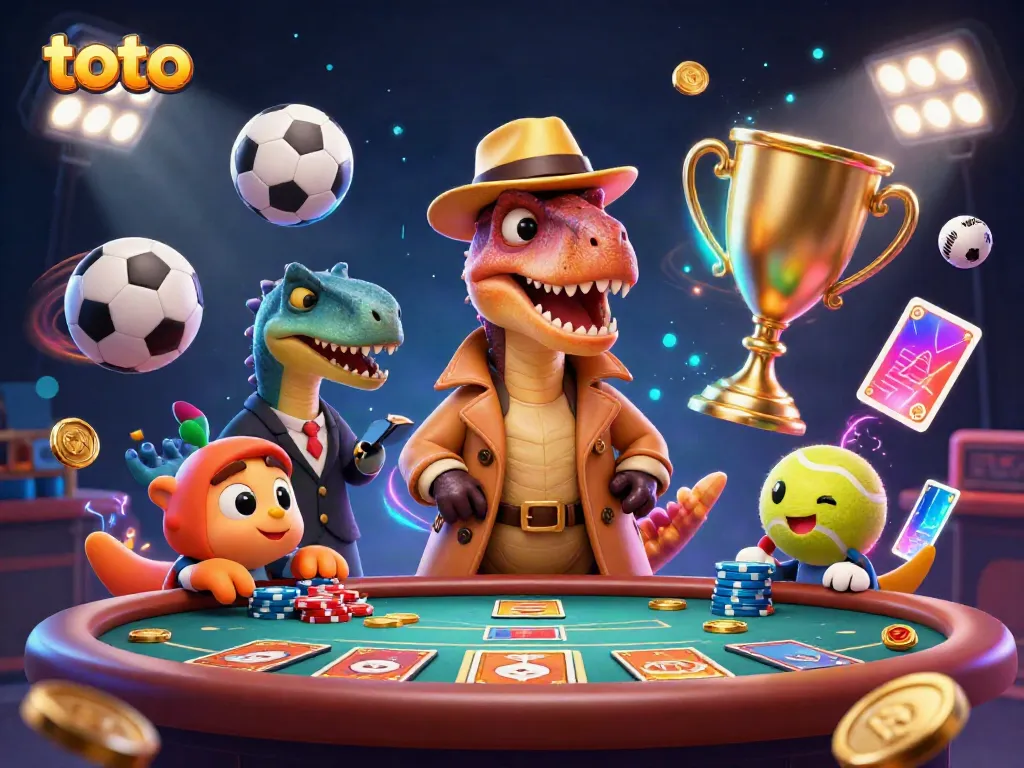 Experience thrilling casino action with the velociraptor pretending to be a card shark in a blackjack game at toto.