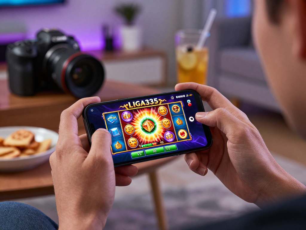 Pengalaman bermain aplikasi iga 335 di smartphone, menampilkan antarmuka permainan slot yang menarik.