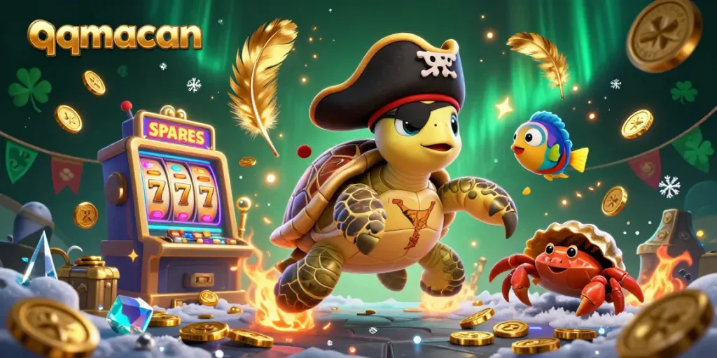 Engage with QQMacan's vibrant casino scene featuring unique characters and exciting game elements.